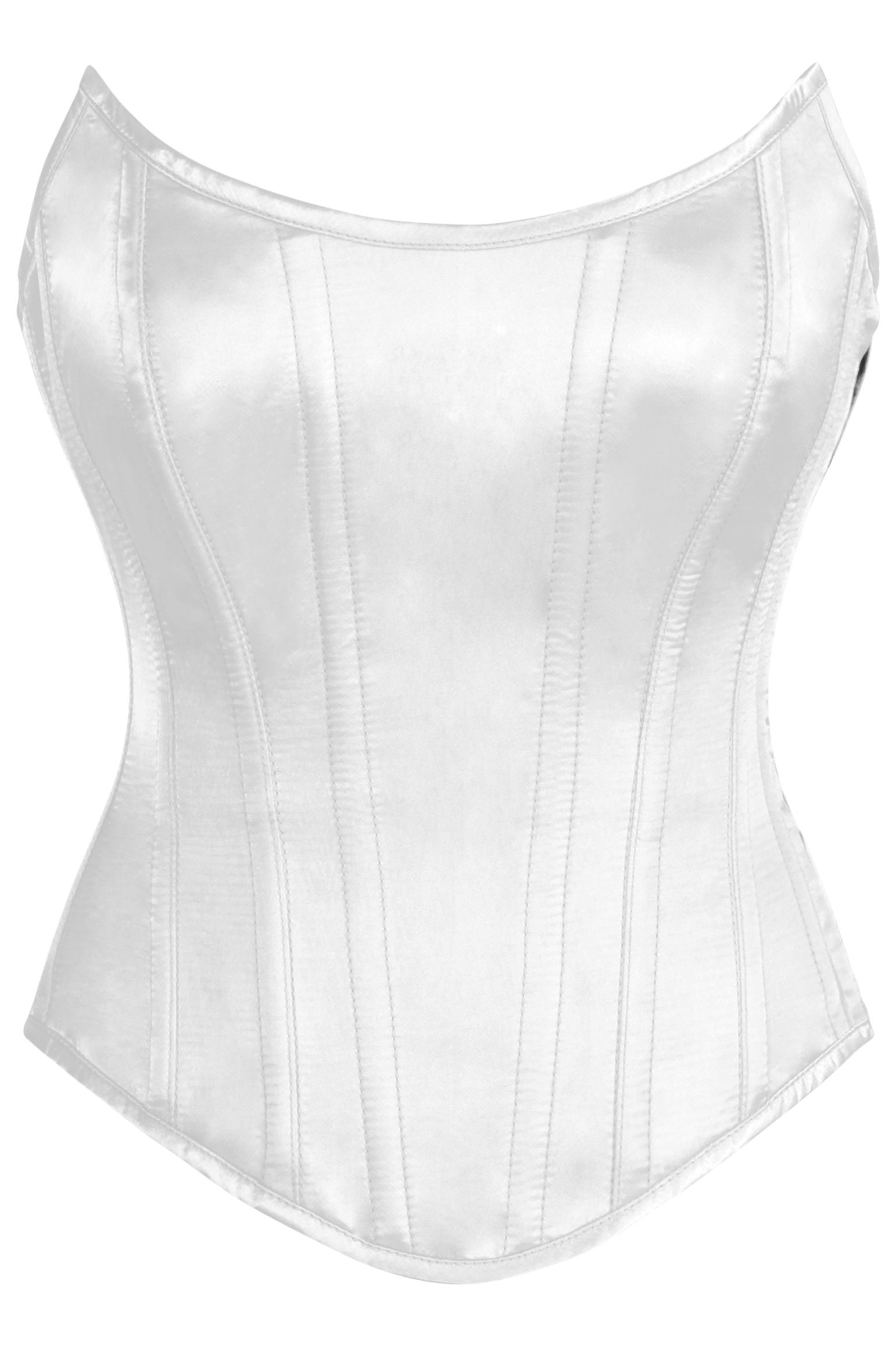 Dorothy Scooped Satin Corset