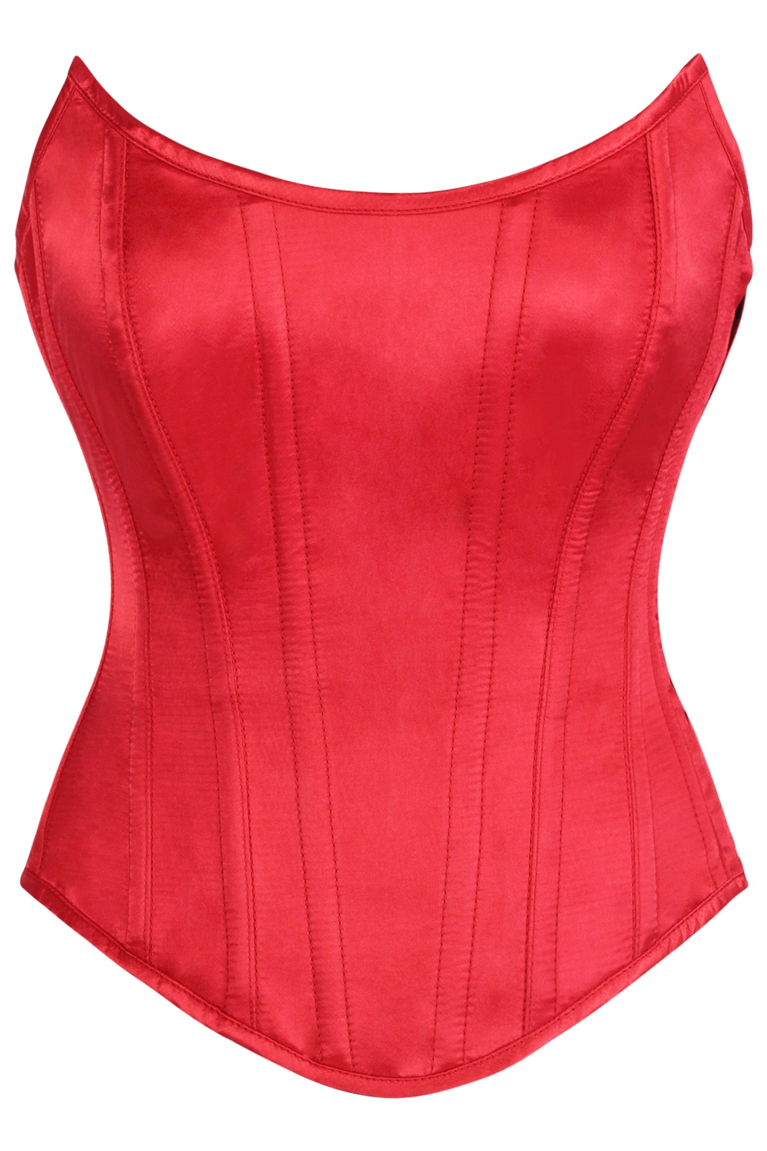 Dorothy Scooped Satin Corset