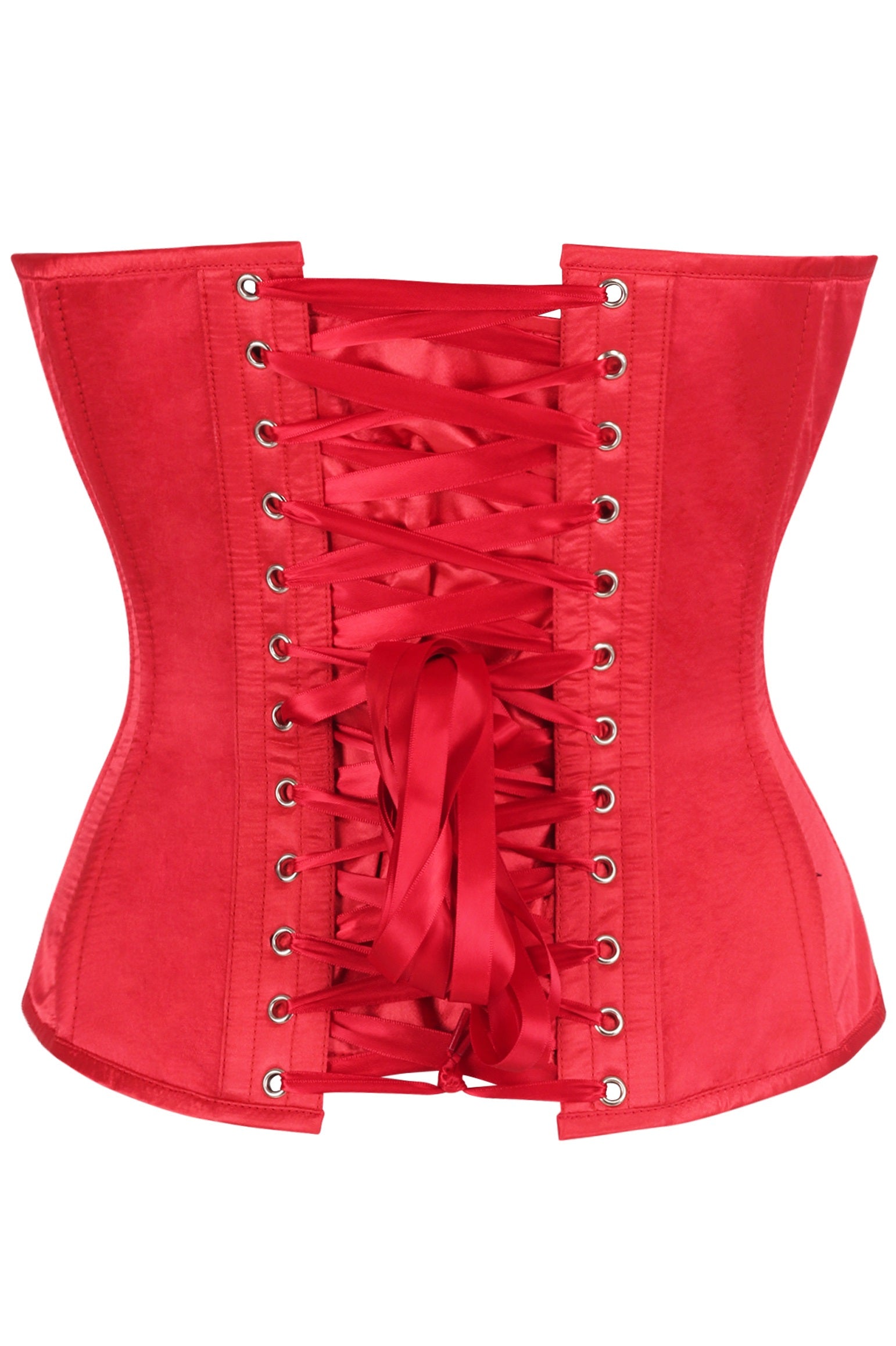 Dorothy Scooped Satin Corset