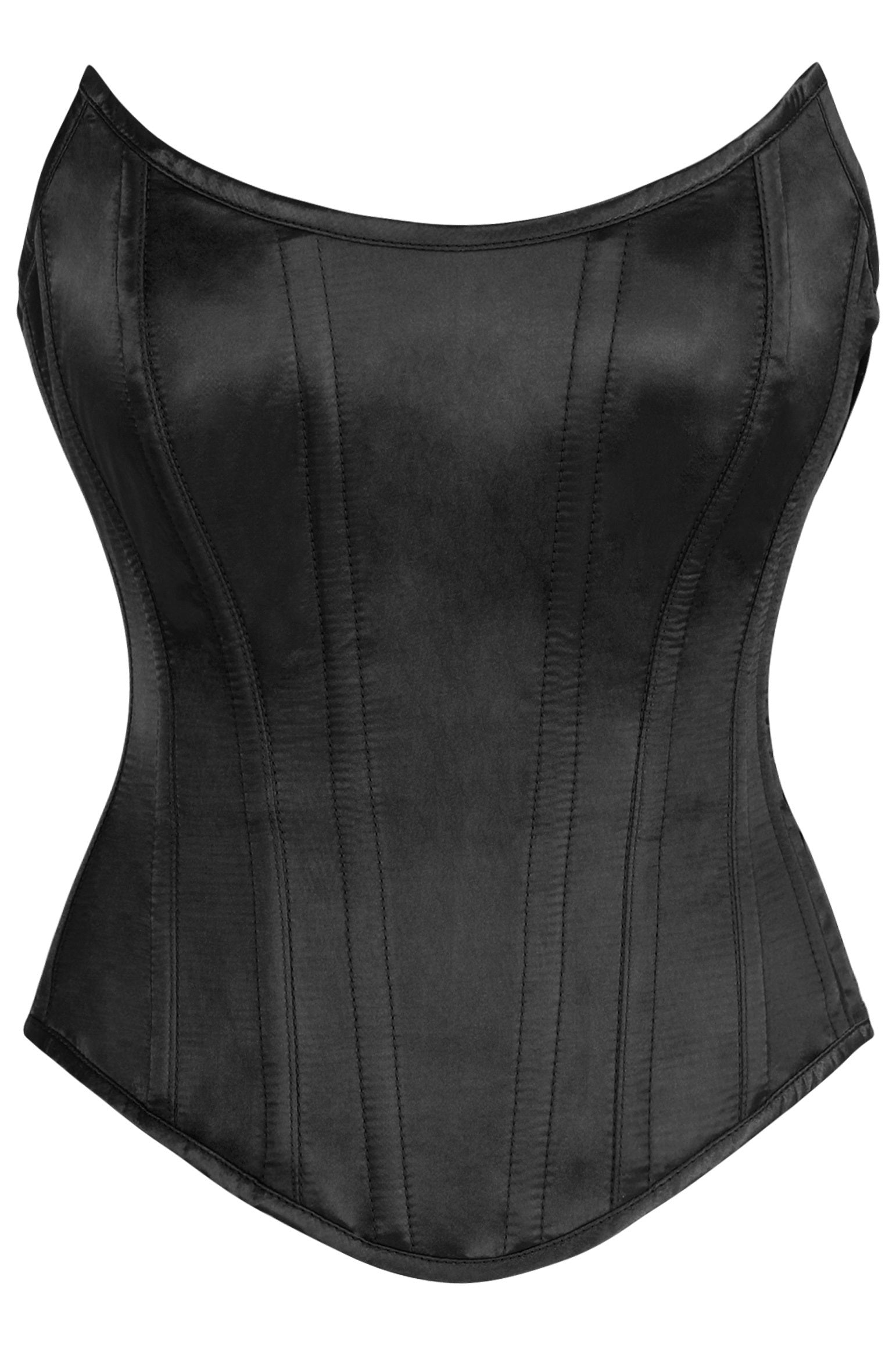Dorothy Scooped Satin Corset