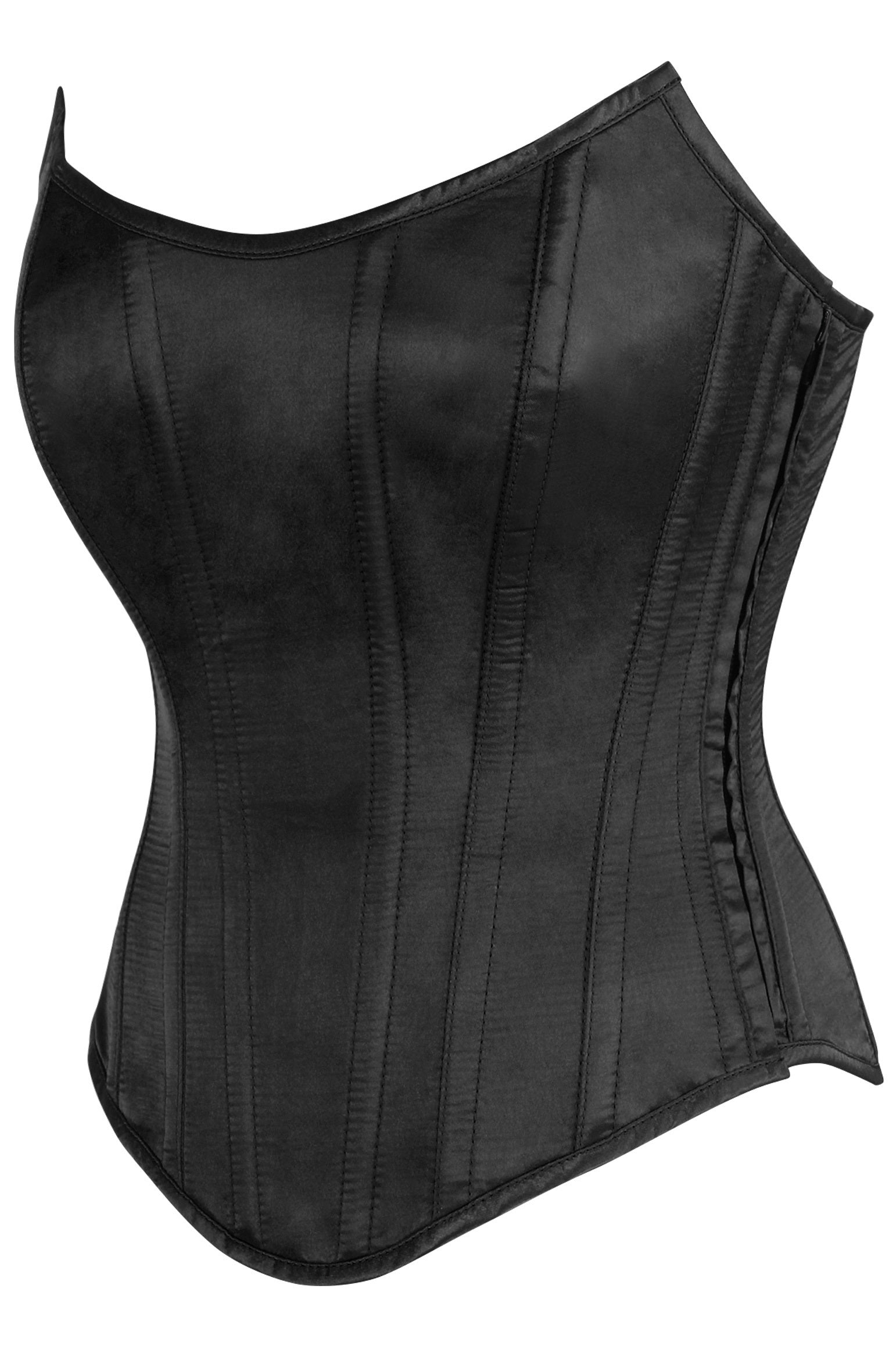 Dorothy Scooped Satin Corset