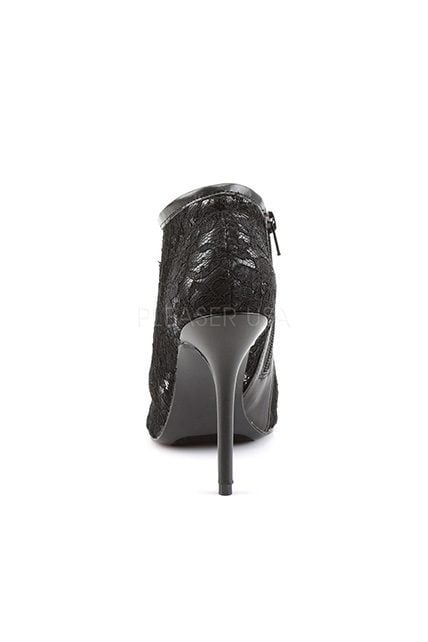 Fabulicious Amuse Open Toe Booties — Black