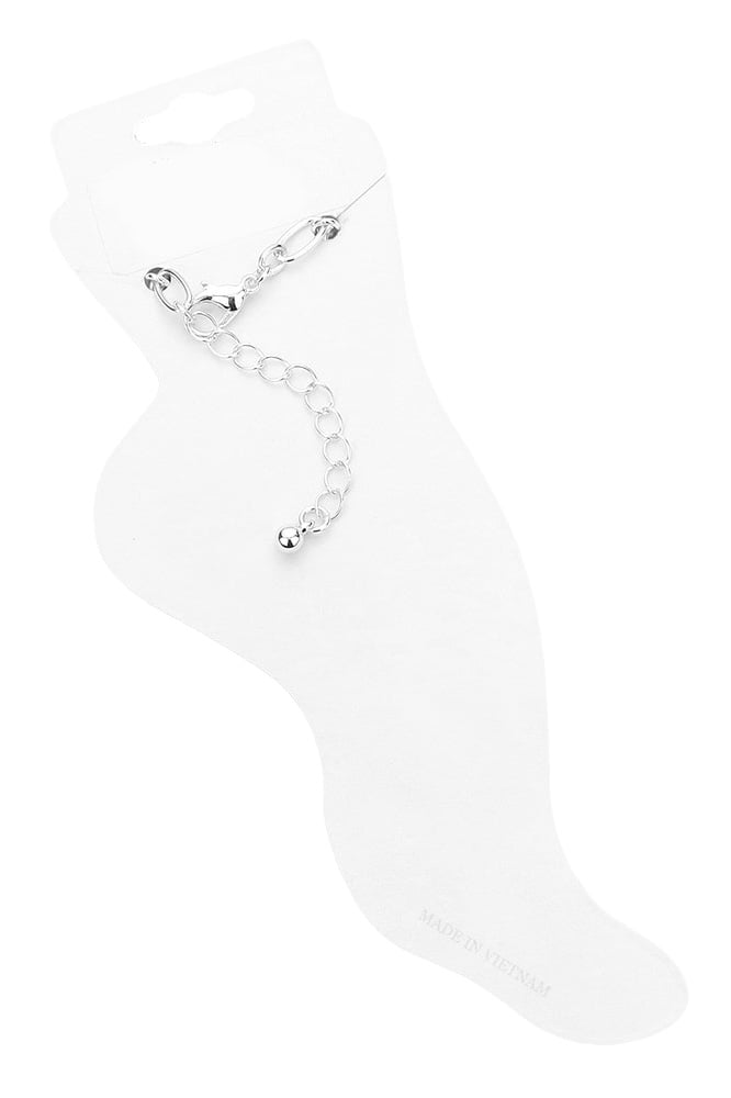 Metal Anchor Charm Anklet