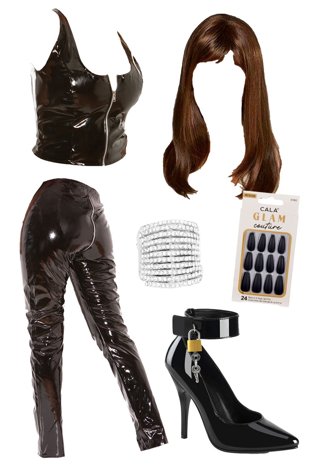 Pleaser Seduce Heels with Locking Ankle Cuffs