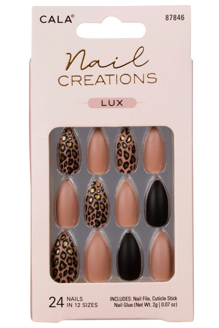 Cheetah Print Nails Kit