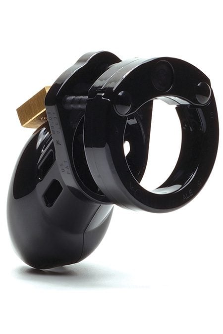 CB-6000S Short Locking Chastity Cage for Sissies