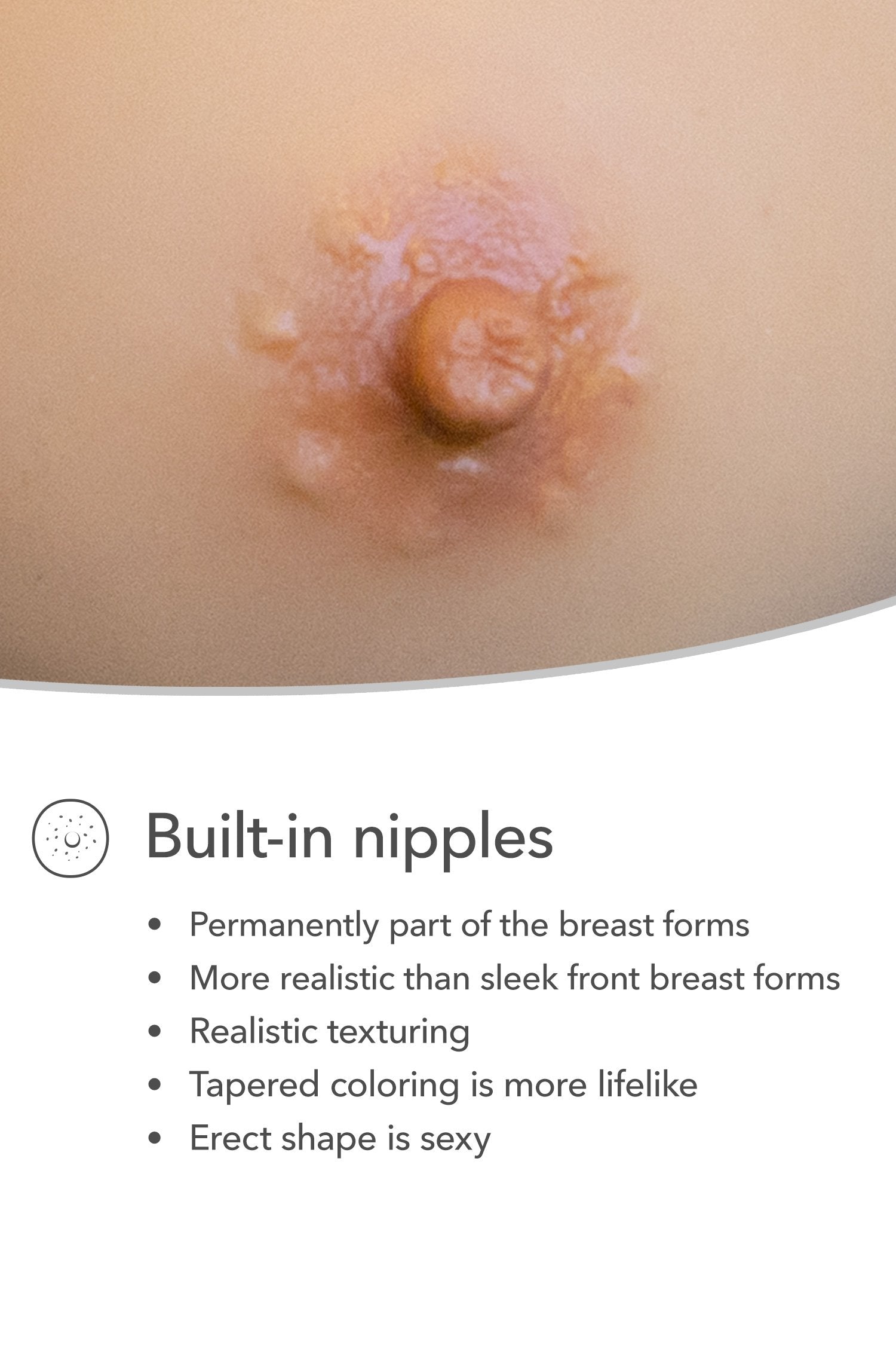 Gold Seal NAKED Crop Top Silicone Breastplate