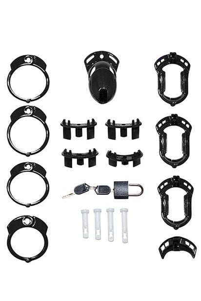 Locked in Lust Plus Size Chastity Cage for Sissies