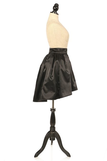 Satin Mini Skirt