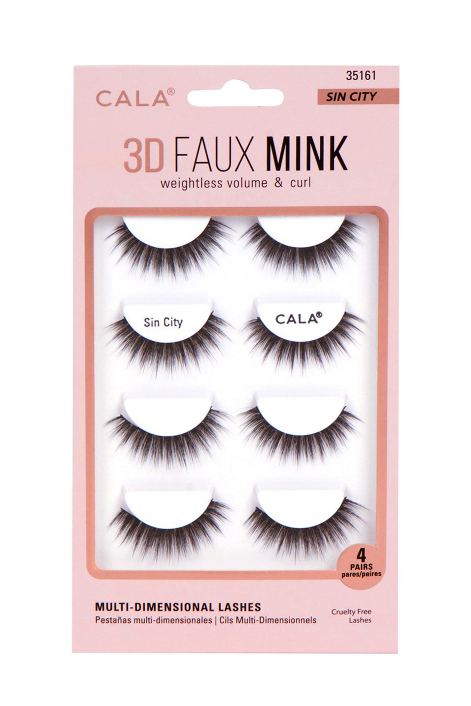 3D Faux Mink False Eyelashes Value Pack