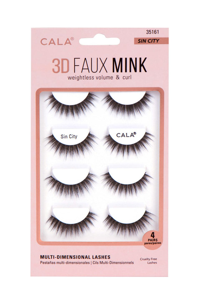 3D Faux Mink False Eyelashes Value Pack