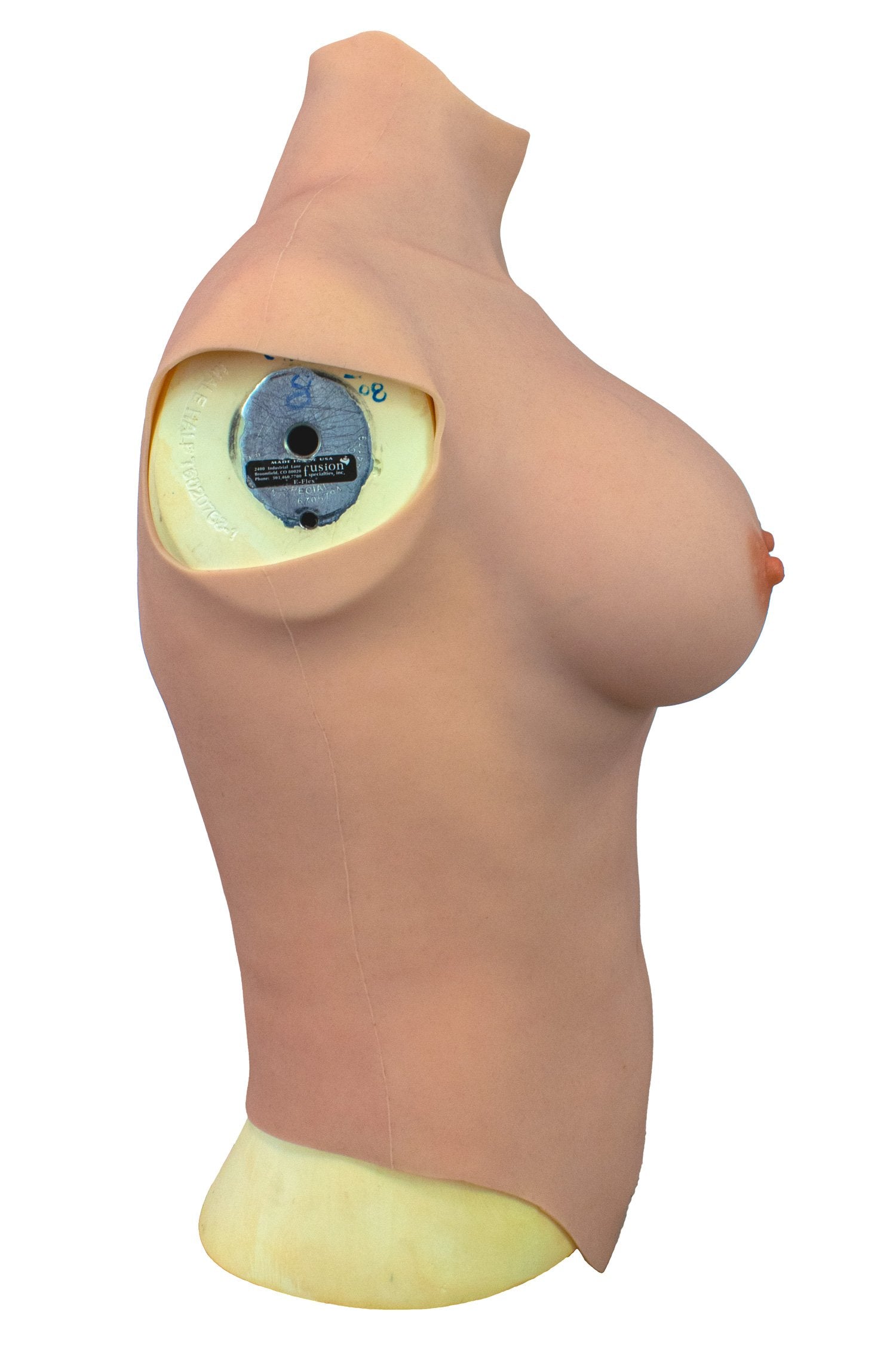 Gold Seal NAKED Torso Silicone Breastplate