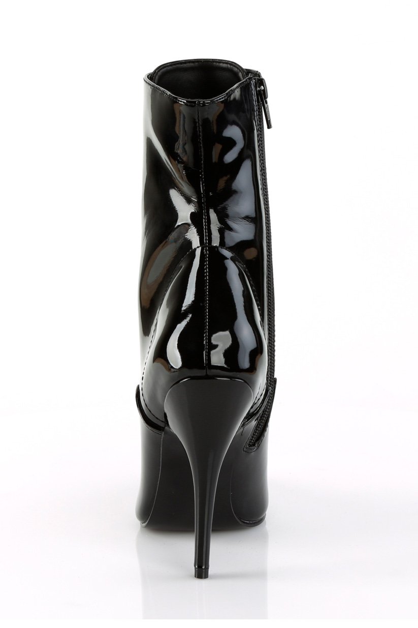 Pleaser Seduce Lace Up Ankle Boots