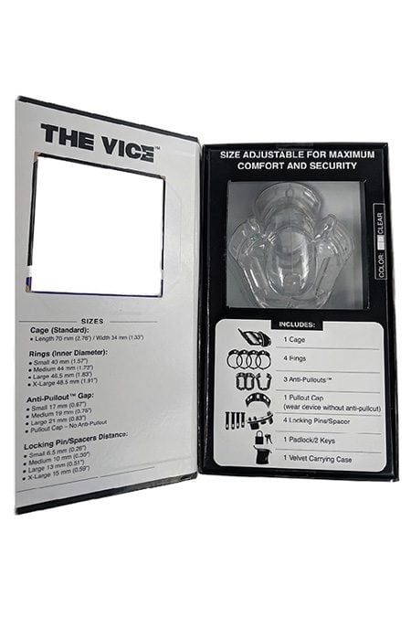 Locked in Lust Standard Chastity Cage for Sissies