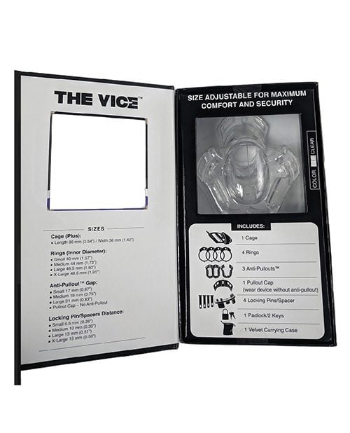 Locked in Lust Plus Size Chastity Cage for Sissies