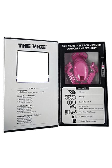 Locked in Lust Plus Size Chastity Cage for Sissies