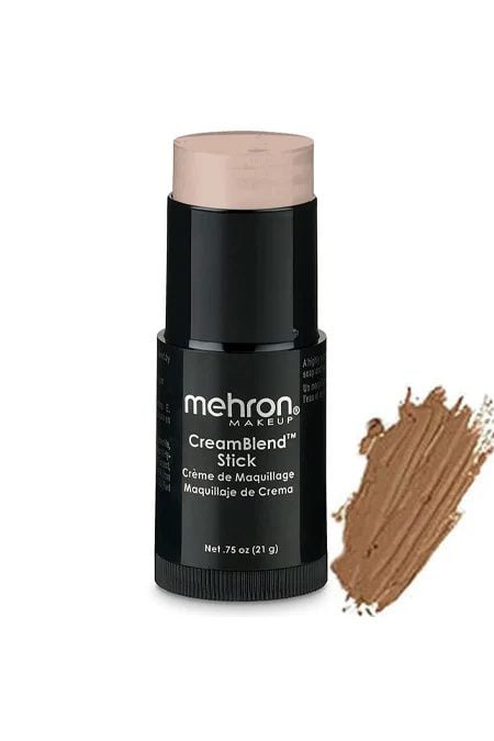 Mehron CreamBlend Makeup Stick for Beard Coverage