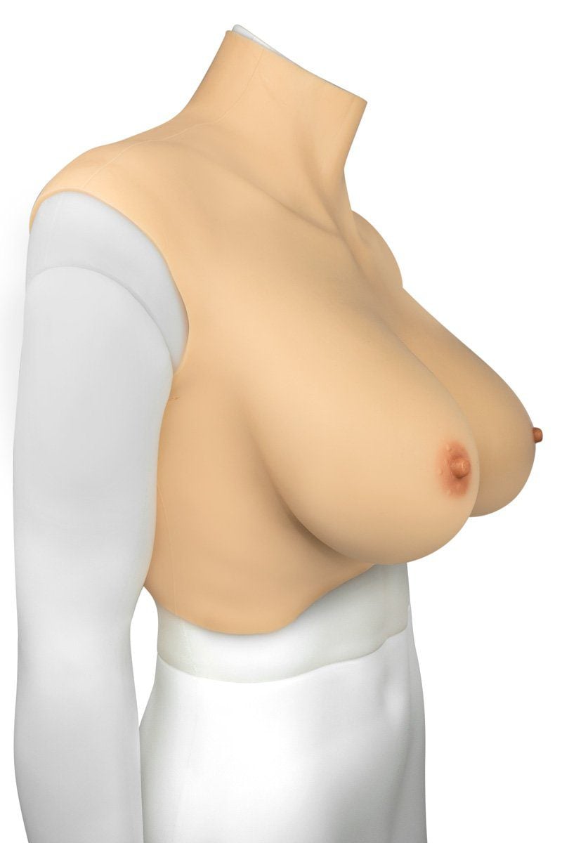 Gold Seal NAKED Queen Crop Top Silicone Breastplate