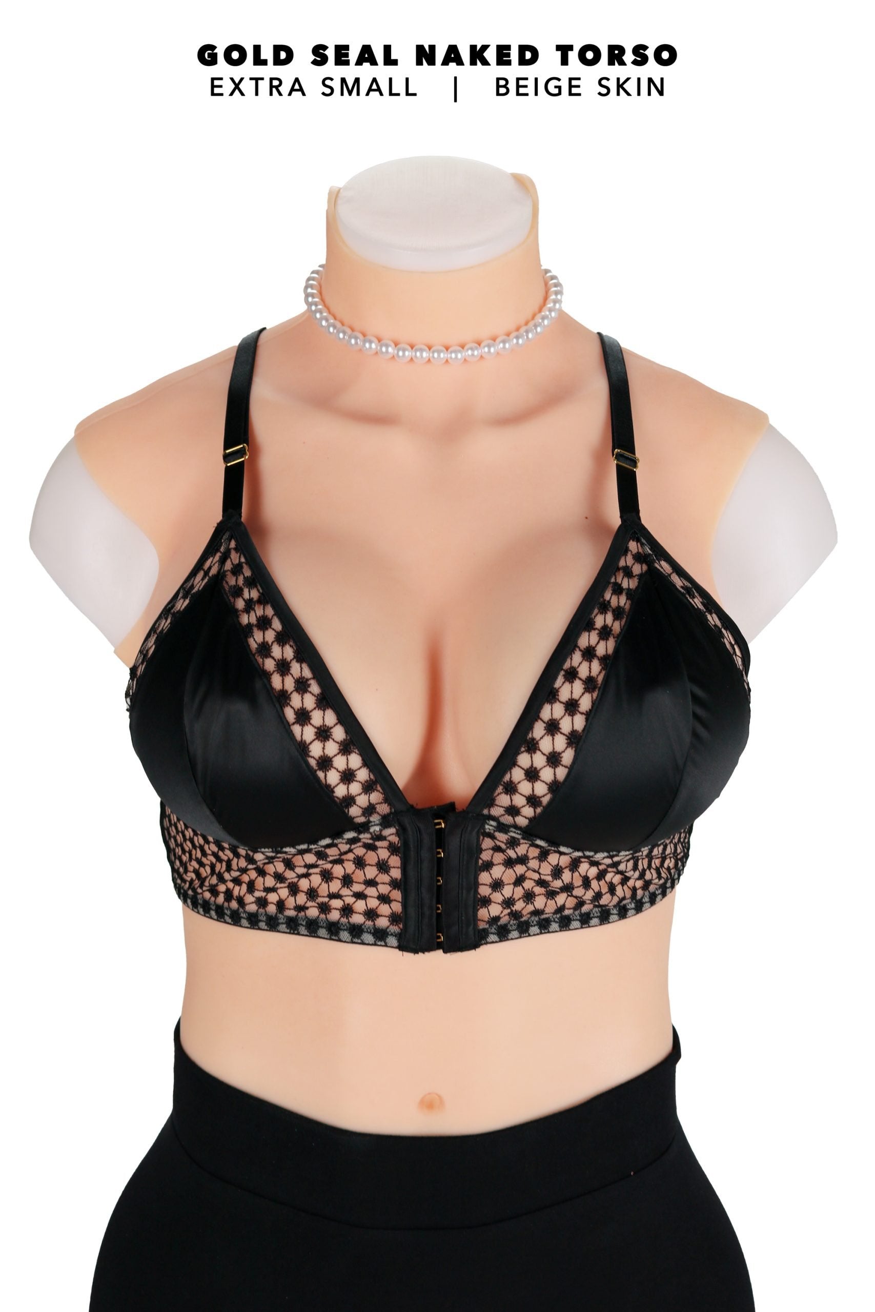 Gold Seal NAKED Torso Silicone Breastplate