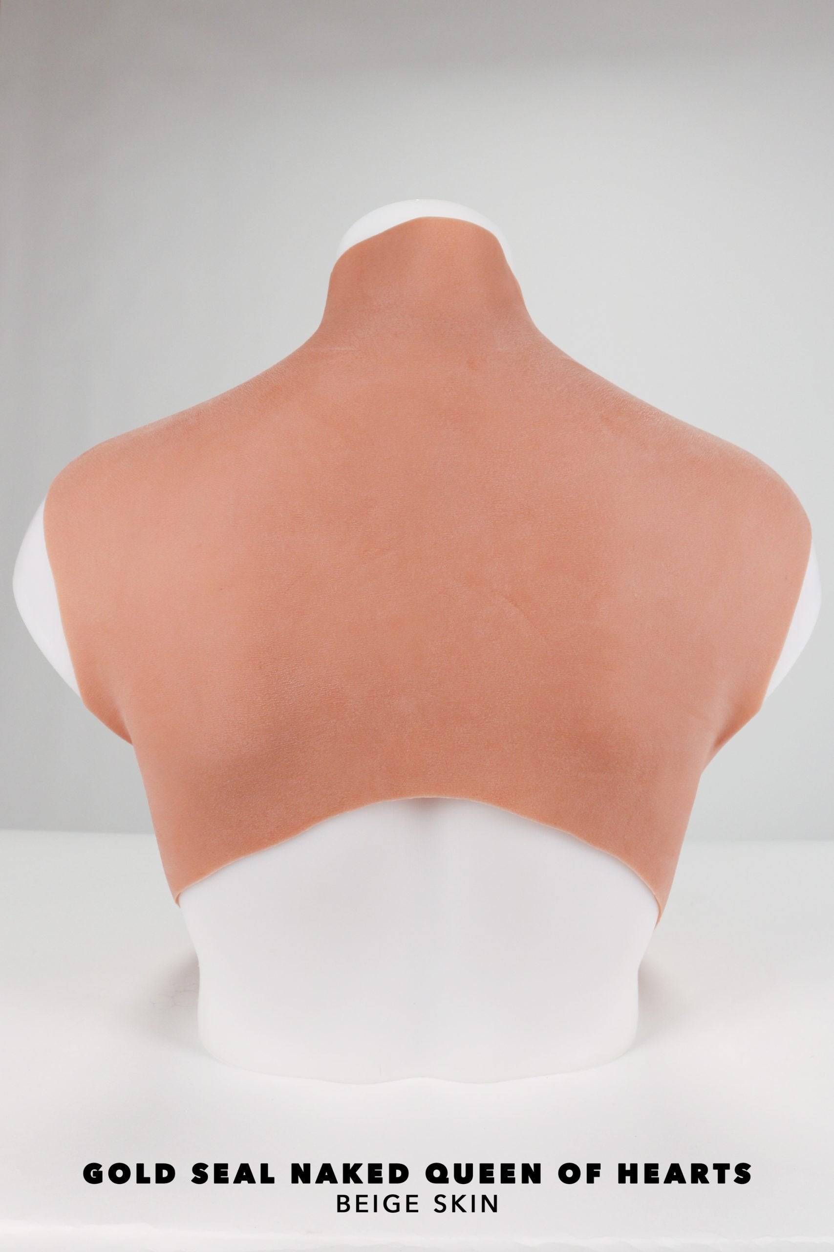 Gold Seal NAKED Queen of Hearts Silicone Breastplate