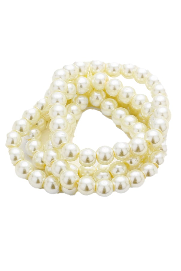 Faux Pearl Stretch Bracelets