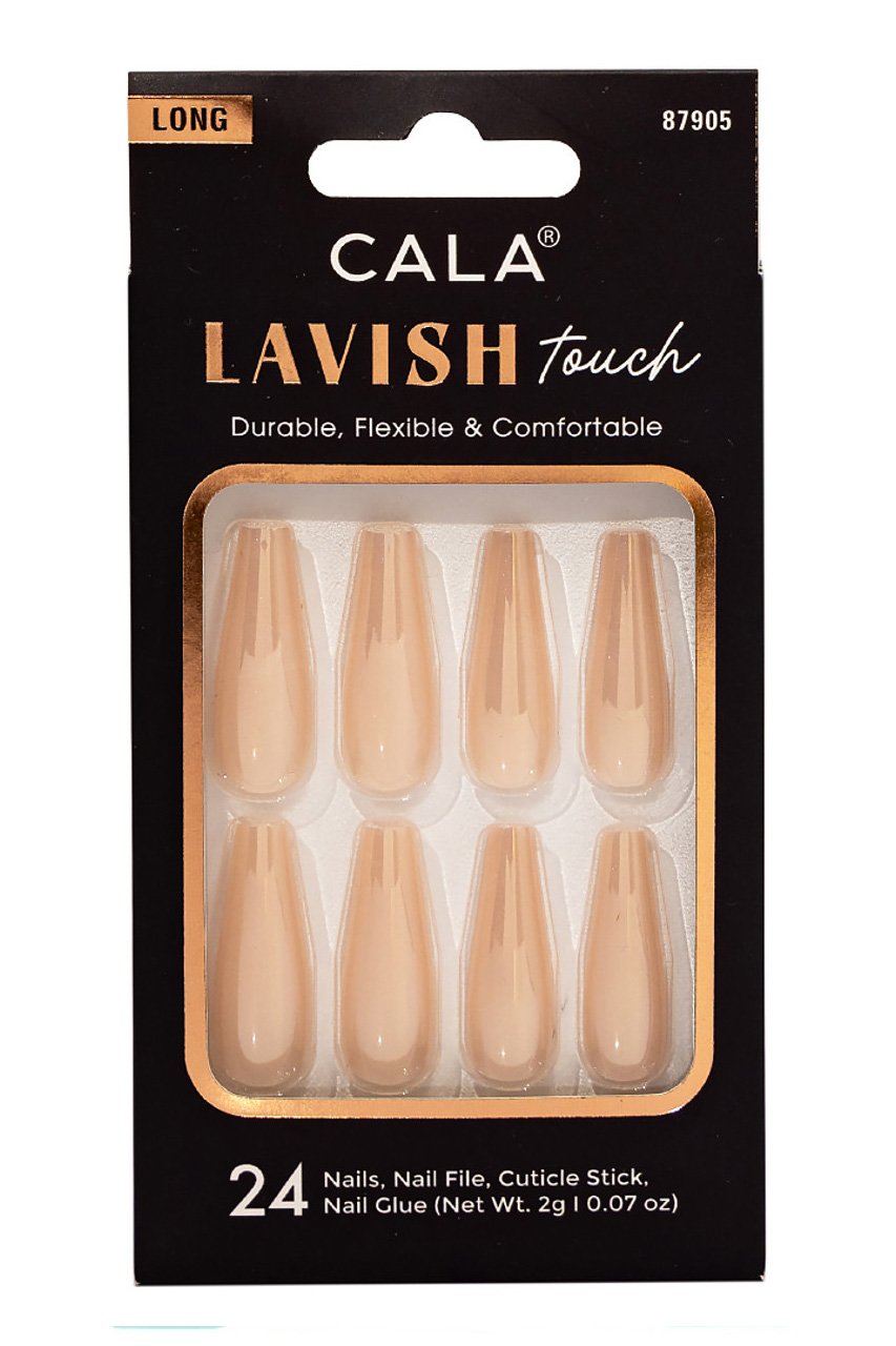 Peach Chrome Long Nails Kit