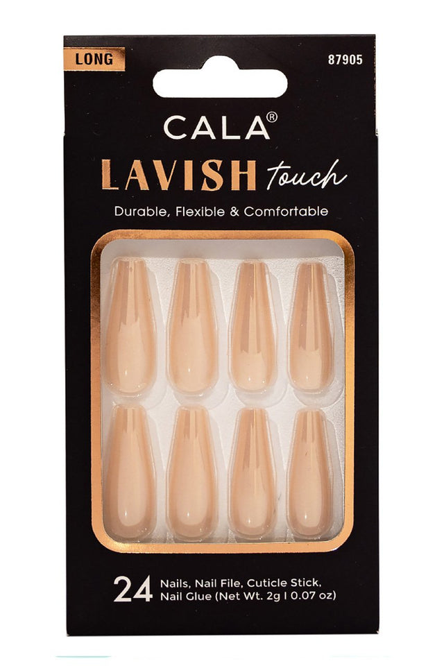 Peach Chrome Long Nails Kit