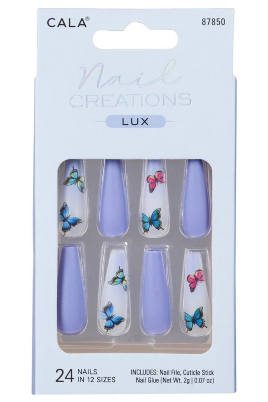 Blue Butterfly Nails Kit