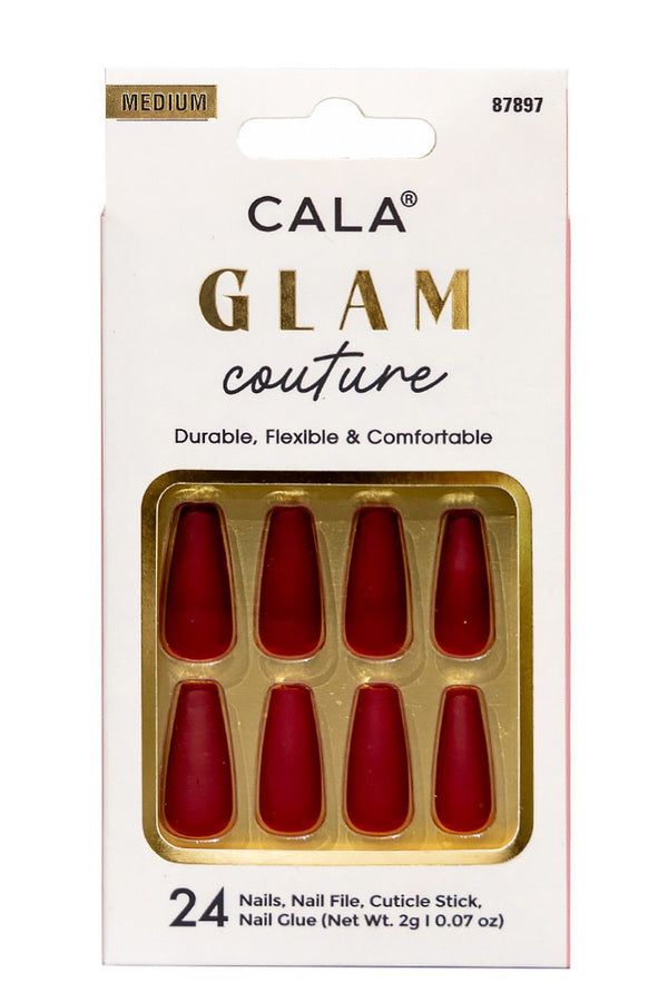 Red Matte Nails Kit