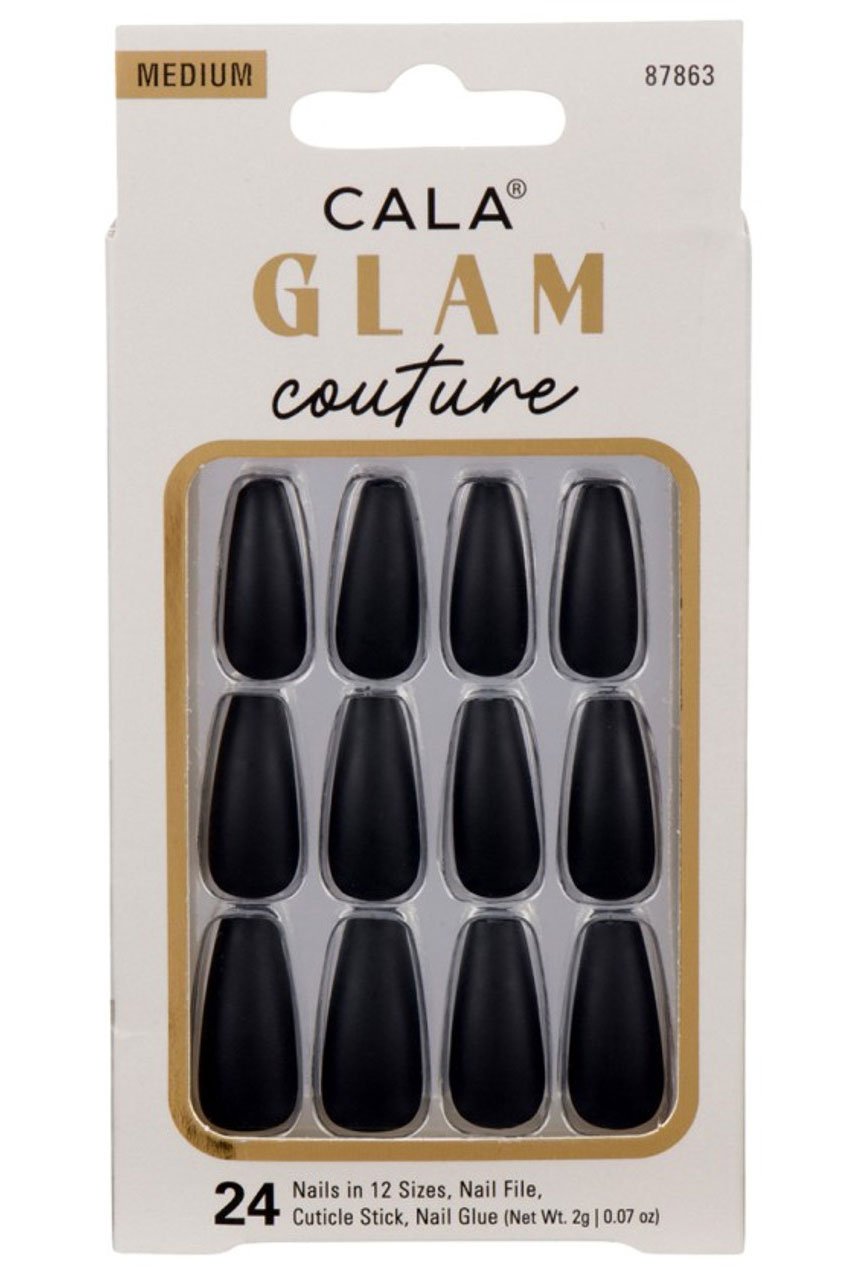Black Matte Nails Kit