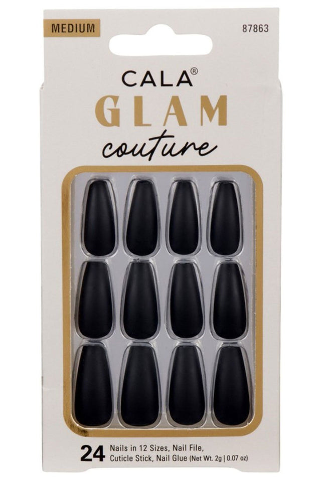 Black Matte Nails Kit