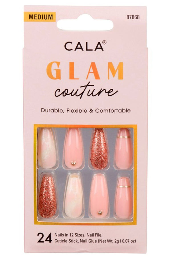 Blush Marble Nails Kit