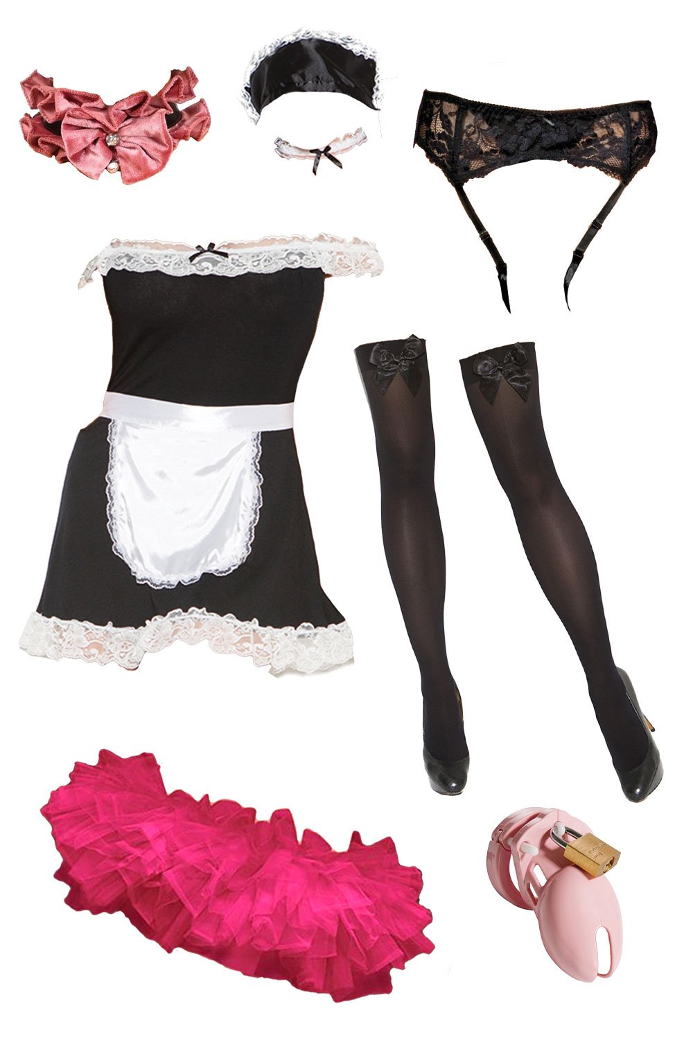 Lace Affairs Garter Belt