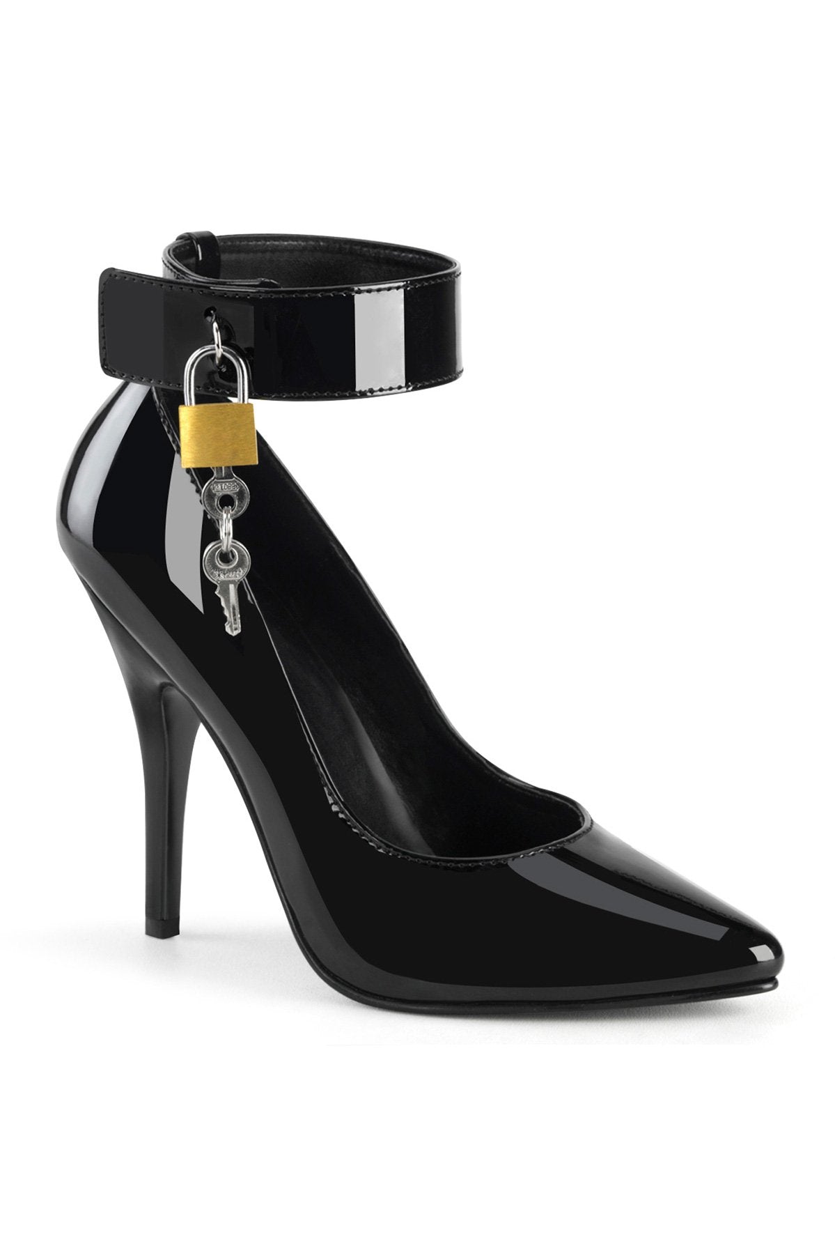 Pleaser Seduce Heels with Locking Ankle Cuffs