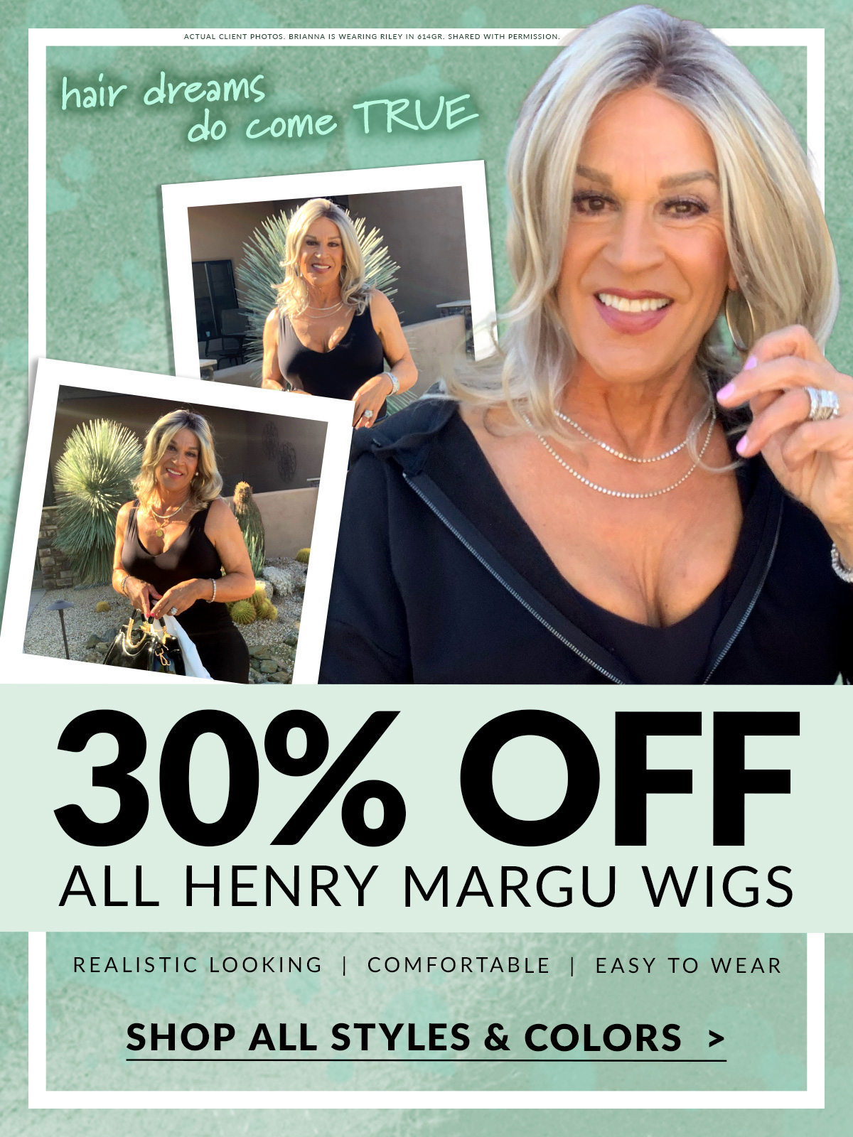 Henry Margu wigs 30% off
